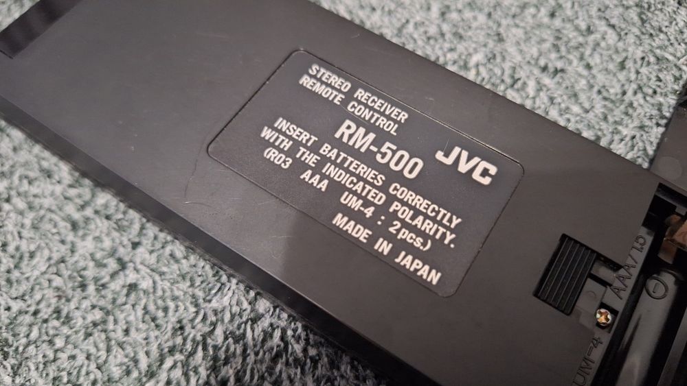Pilot JVC RM-500 do amplitunera Jvc R-X500 sprawny 100% Ładny stan!