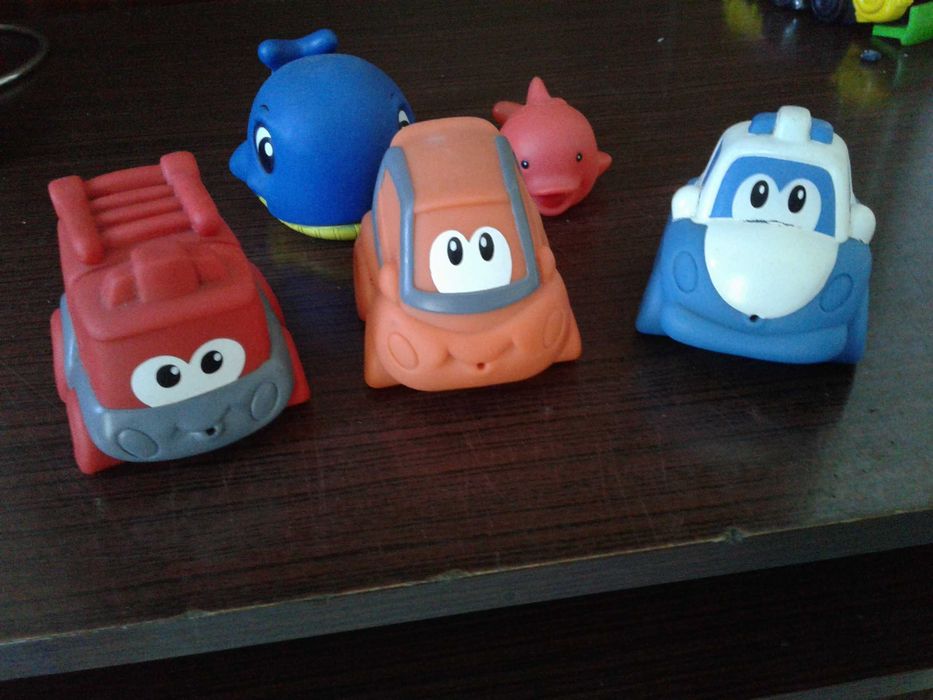 Brinquedos de borracha de banho, como NOVOS!