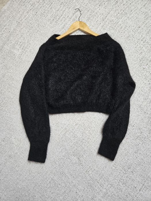 Krótki sweter moher wełna r. M