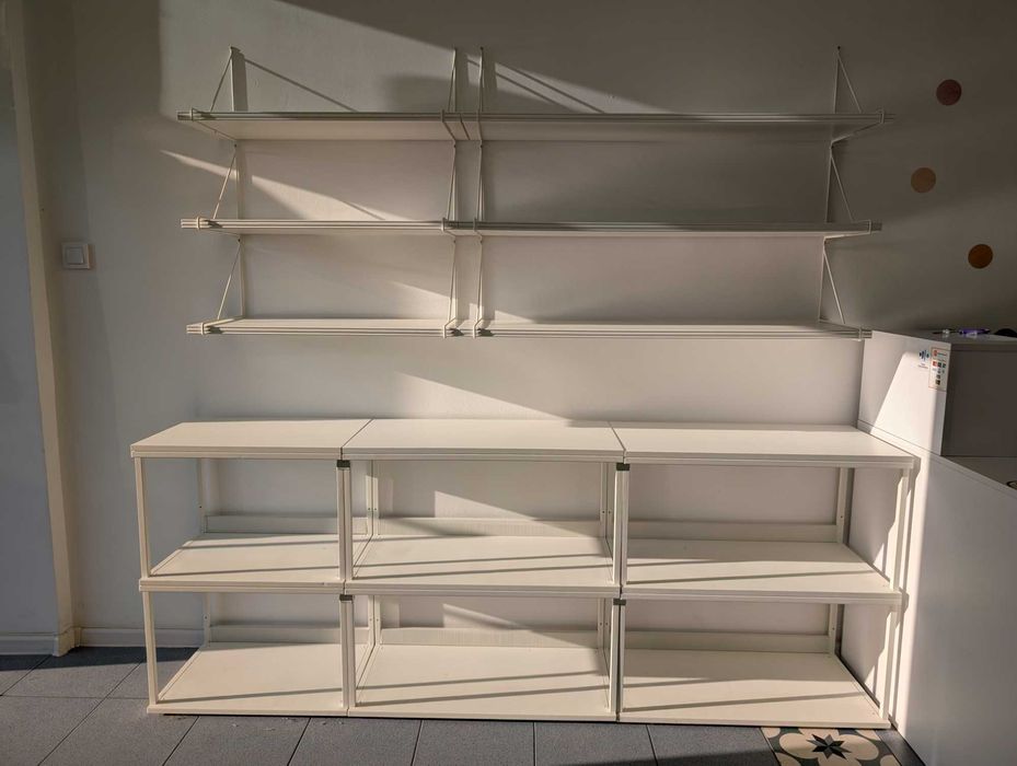 Zestaw półek IKEA BERGSHULT - 15 szt.