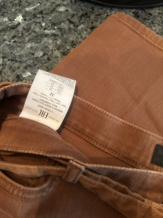 Spodnie jesns czekolada modna Pinko z paskuem r.32