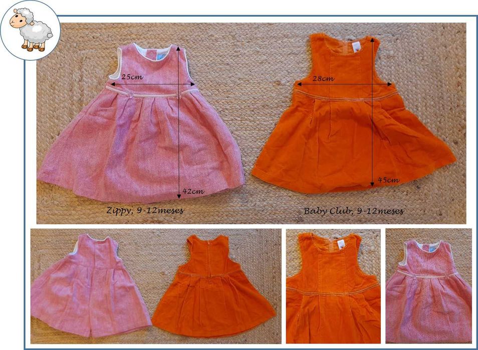 6-12M Menina Outono/ Inverno - vários artigos