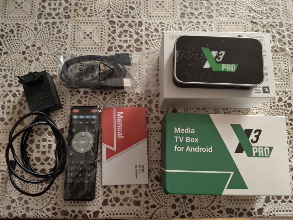 TV Box UGOOS X3 PRO 4/32 + аеро миша g20pro