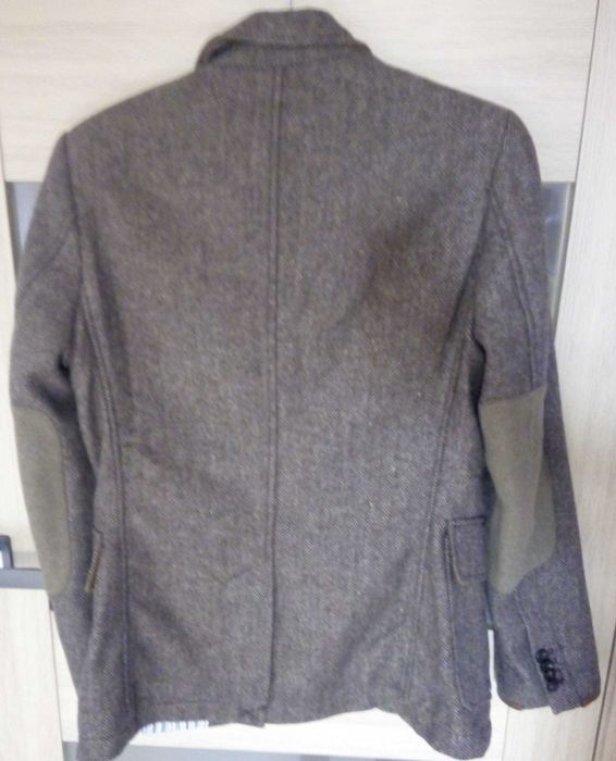 Світло коричневий теплий піджак H&M розмір S на 44 вовна 60%