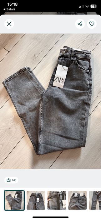 Джинси zara mom fit 36