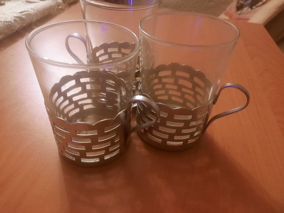 Koszyki i szklanki PRL