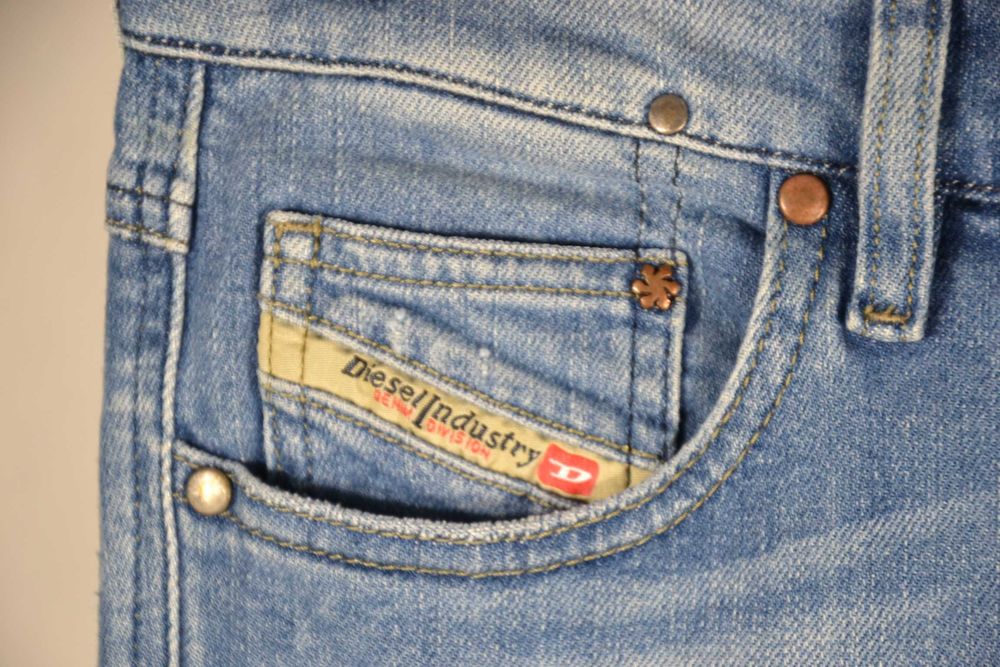 DIESEL Lowly Jeans Spodnie Damskie Rybaczki W28 Oryginalne Super Rare