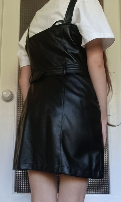 Стильний сарафан з екошкіри branda