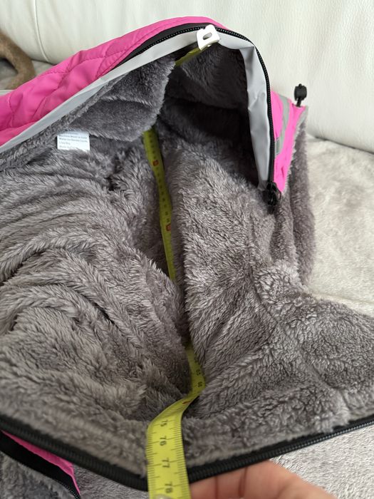 Зимовий комбінезон жилетка на флісі для собак стаф пітбуль коргі