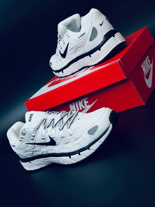 Чоловічі та підліткові кросівки • кросовки Nike P-6000 • шкіряні кросівки на літо найк пе 6000