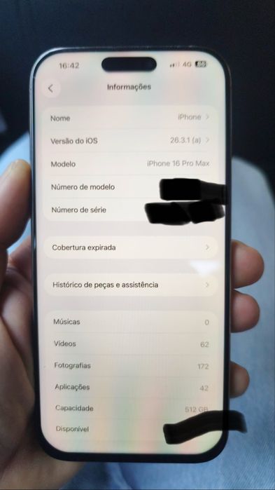 Iphone 16 pro max 512GB