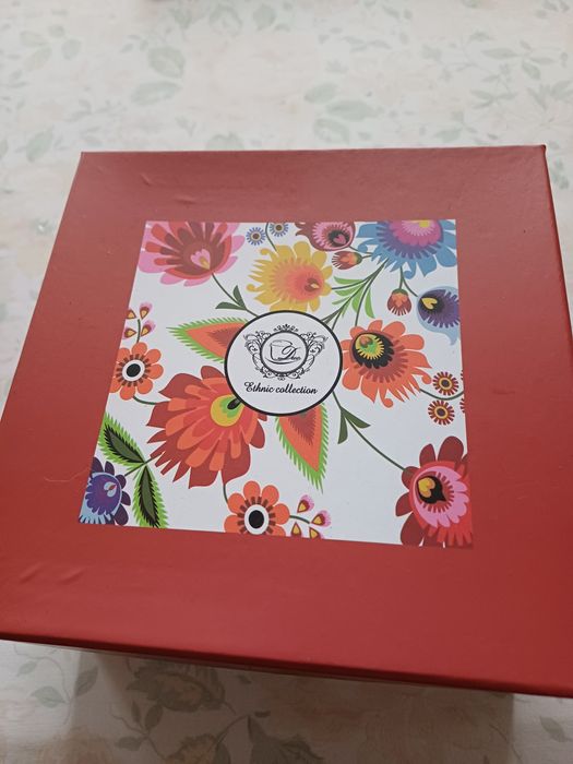 Łowicz piękna filiżanka XXL