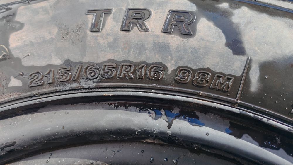 Запаска докатка nissan x-trail t31 215 65 r16 5х114.3 et45 j6.5 dia66