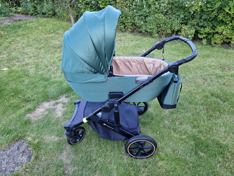 Wózek kinderkraft prime 2w1. Gondola i spacerówka