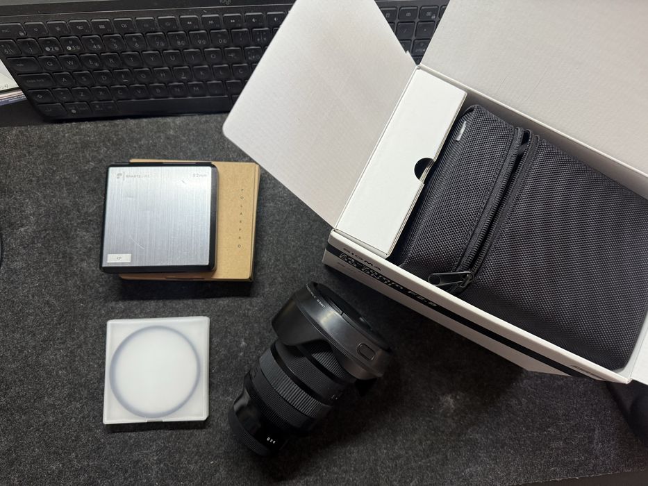 Sigma 24-70 mm Art f2.8 DG DN II + filtro UV + filtro POLAR PRO CP