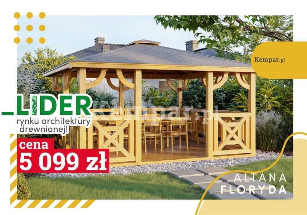 Altana Altanki Altanka ogrodowa drewniana FLORYDA