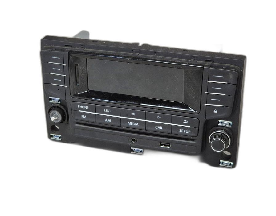 Radio samochodowe VW RCD 330 czarne USB AUX FM AM MEDIA PHONE CAR SETUP do VW Golf VII Passat B8 Tiguan II Touran NOWE