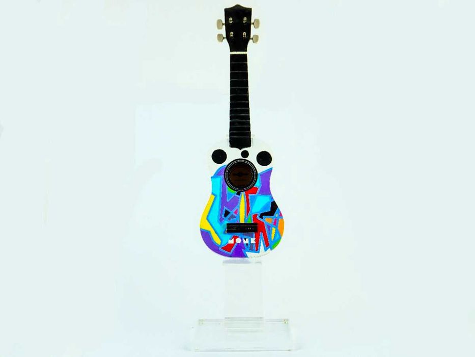 Monk (Vincenzo Sangiorgio) - Miniatura de viola pintada à mão