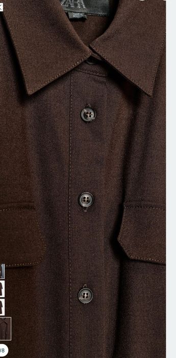 Sukienka Zara z domieszką wełny