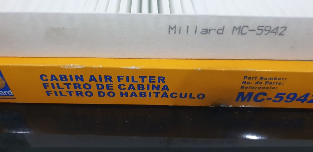 Filtro do habitáculo