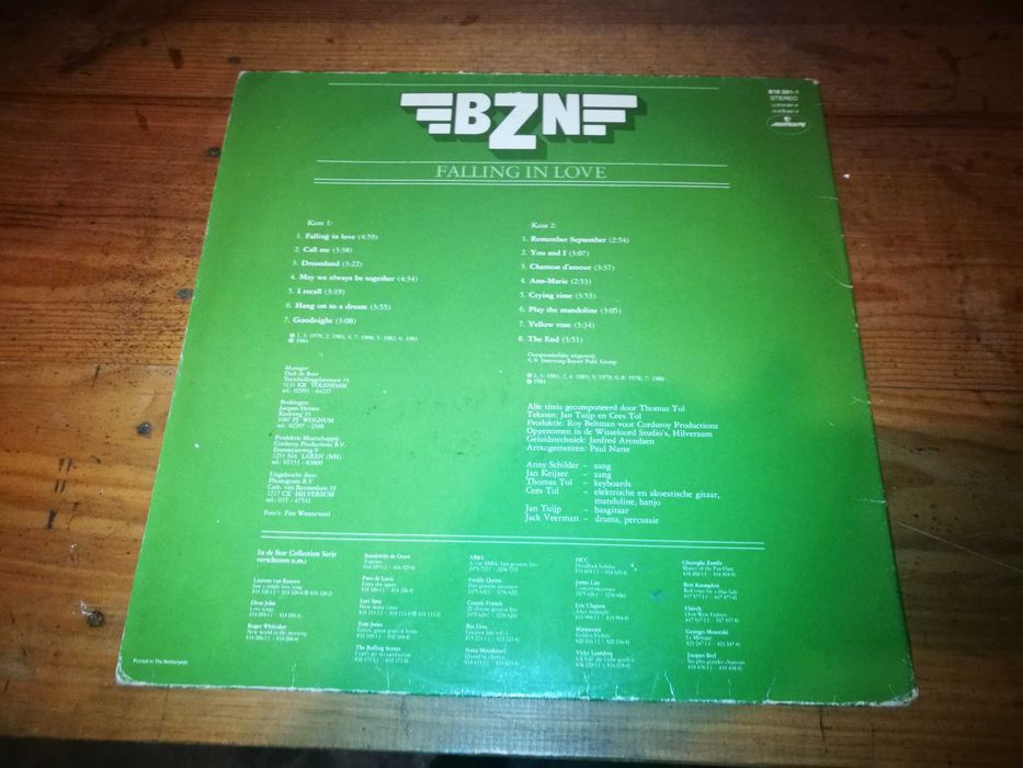BZN - Falling In Love LP64861740443907122