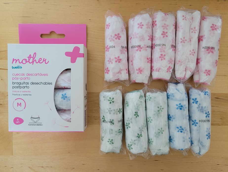 14 Cuecas descartáveis pós-parto Wells - tamanho M