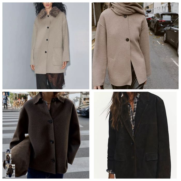 Пальто zara вовна