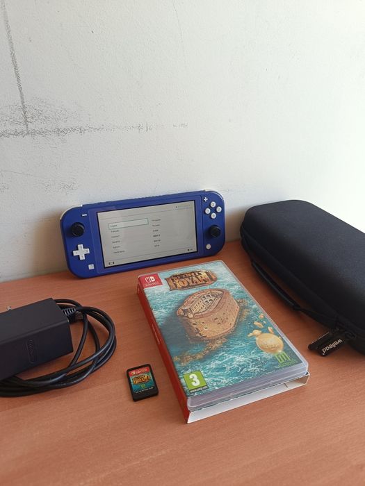 Nintendo switch lite (2020) com jogo e carregador
