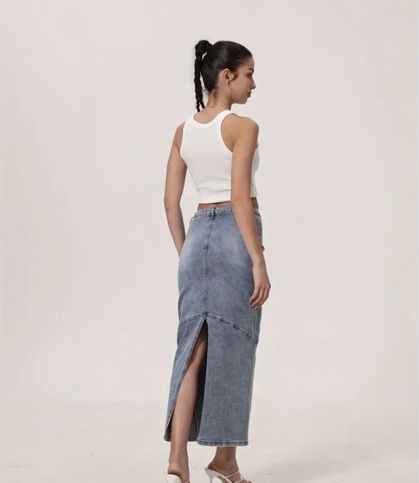 Спідниця довга джинсова L/XL нова