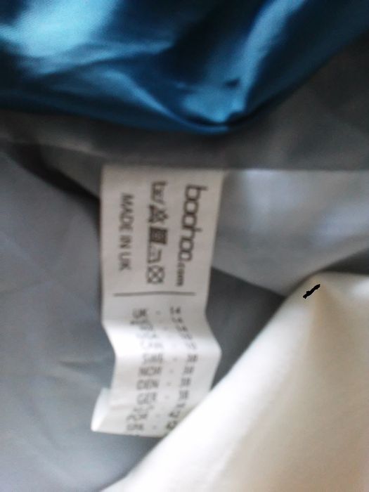 kurtka bomberka szmaragdowa BOOHOO(L/XL) WYMIARY!