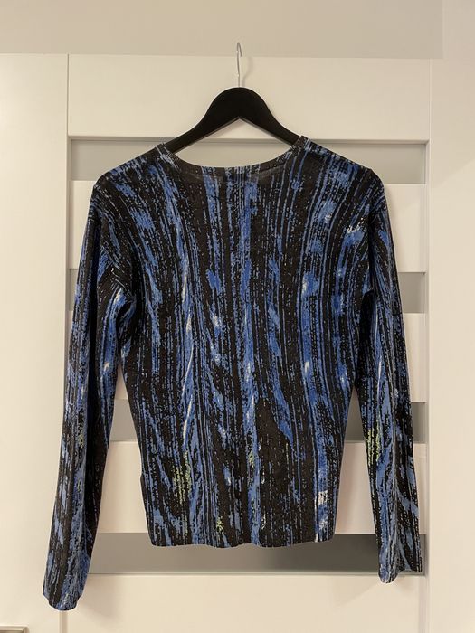 Sweter Kenzo wełna granatowy