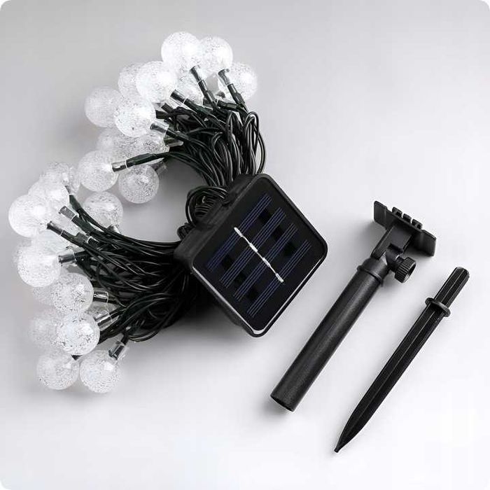 Girlanda Solarna 40 LED Kulki Na Zewnątrz Hit Do Twojego Ogrodu
