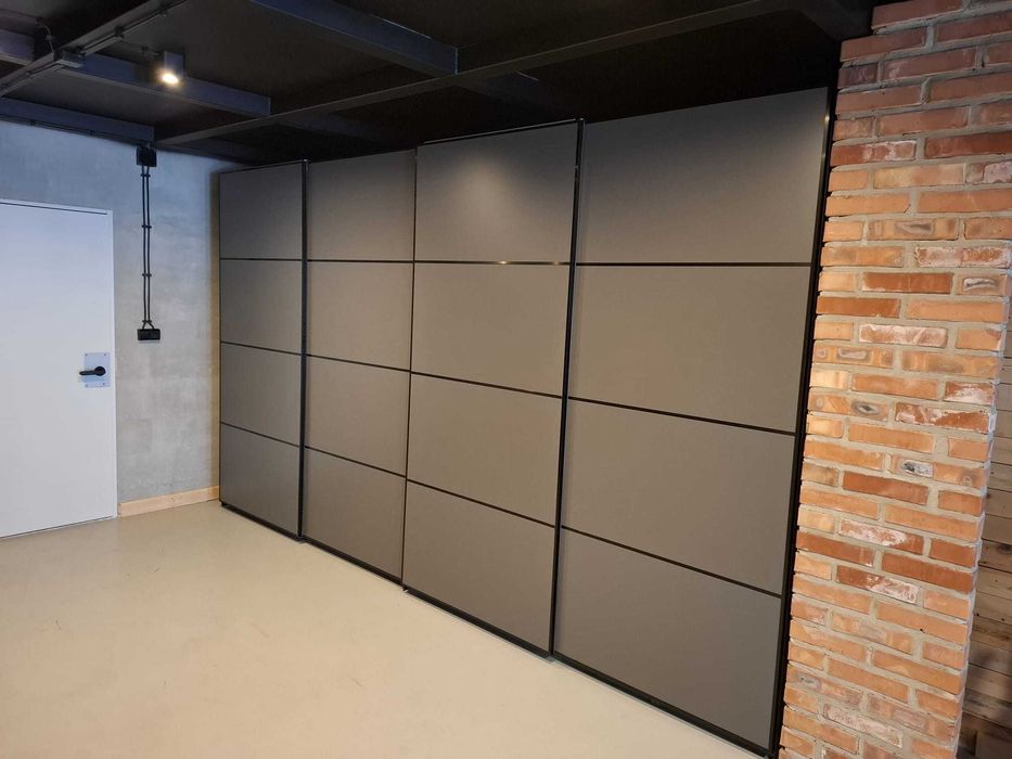 Szafa IKEA PAX – duży zestaw, ciemny szary jak nowa – Kraków