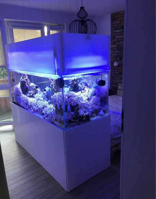 Akwarium 833L  170x70x70cm OPTIWHITE + sump+ stelaż aluminiowy MORSKIE