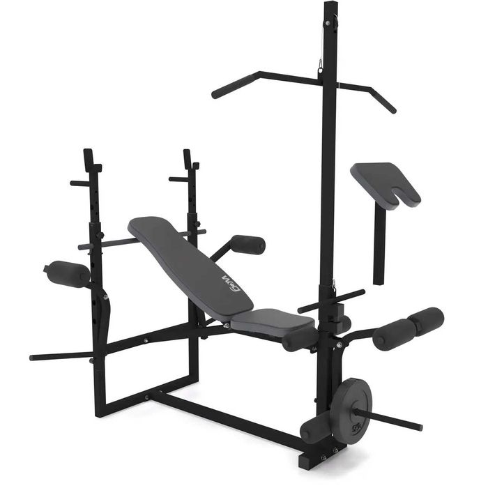 Лава для жиму K70 з тягою та брусами | домашній тренажер 6в1 скамья