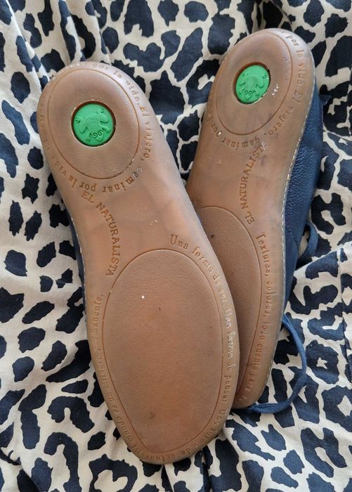 Półbuty skórzane navy skóra mega wygodne EL NATURALISTA bdb 40 450,-