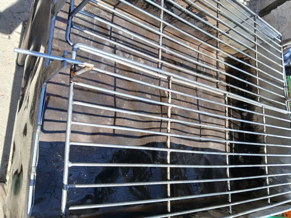 Assador / grelhador em inox com 1mt x 75cm