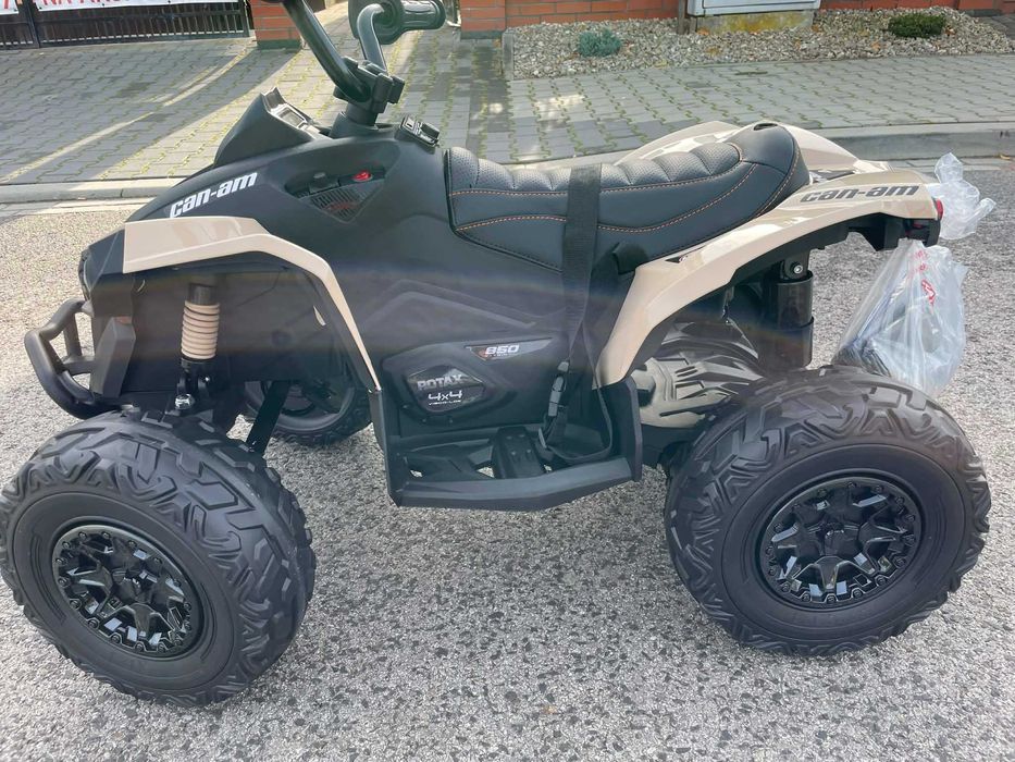 Duży Mocny QUAD na akumulator CAN-AM Maverick 24 Volt 7Ah 4×200 Wat