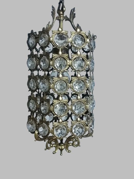 Вінтажний бронзовий підвісний світильник