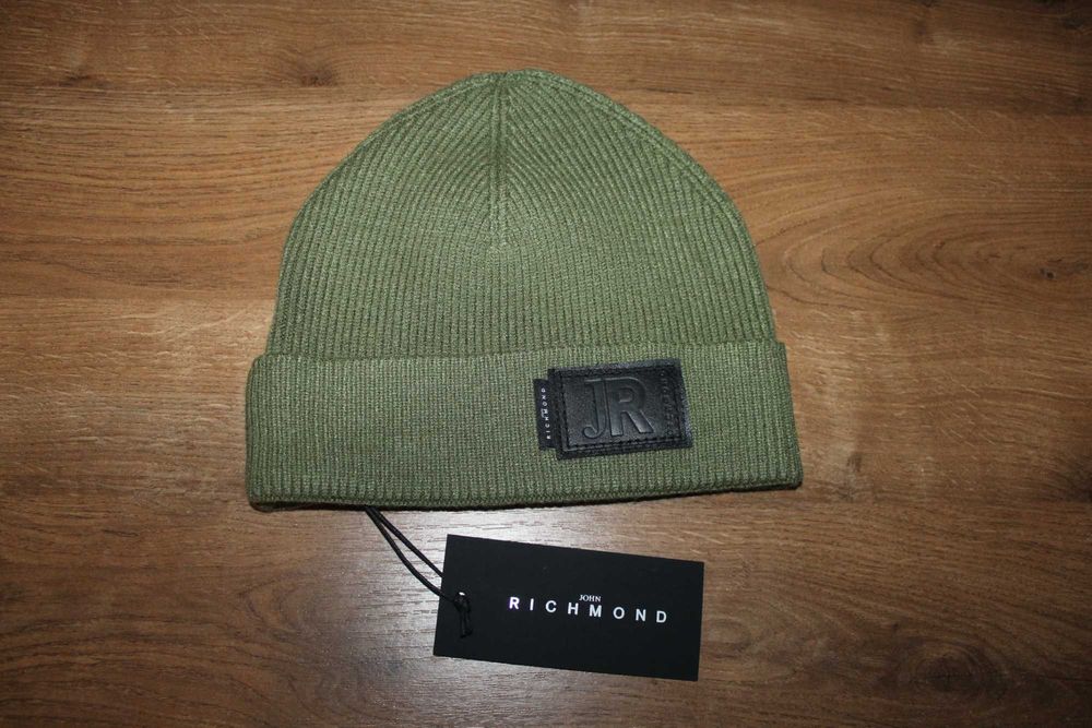 Шапка John Richmond M\L хакі колір