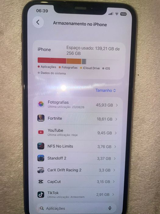 Iphone 11 pro max 256 gb dourado