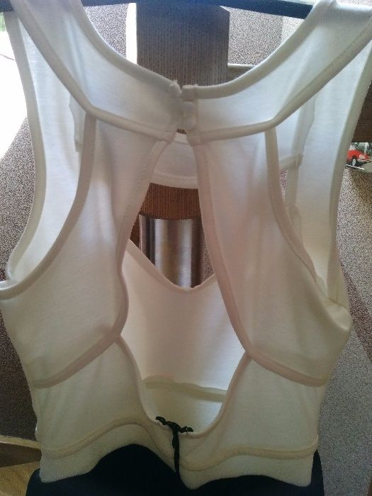 Sukienka biało czarna