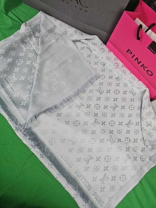 Szalik chusta Louis Vuitton LV nowość bawelna Gucci unisex