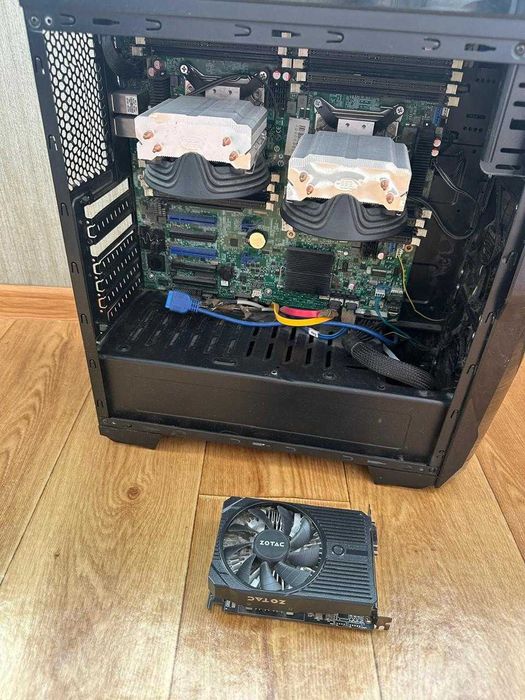 Двопроцесорна робоча станція для 3D-графіки