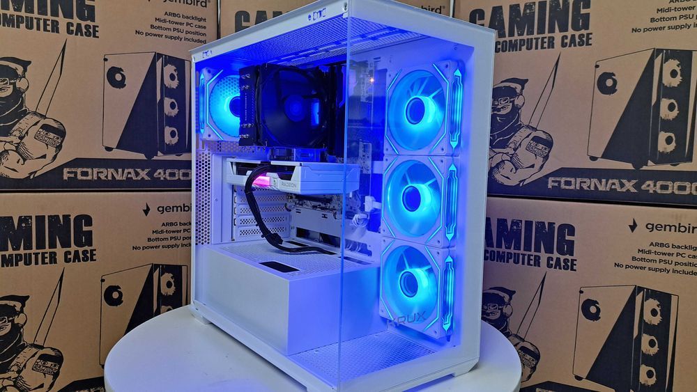 DOSTĘPNY OD RĘKI Komputer Gamingowy Ryzen 5 7500F 32GB 1TB SSD RX 9060 XT 16GB Win 11 FV23% GW24MC KomputeryGamingowe.com