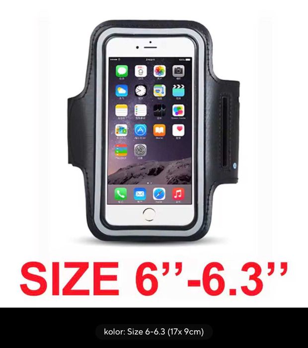 Opaska etui na ramie do biegania na telefon Size 6 - 6,3 Poznań