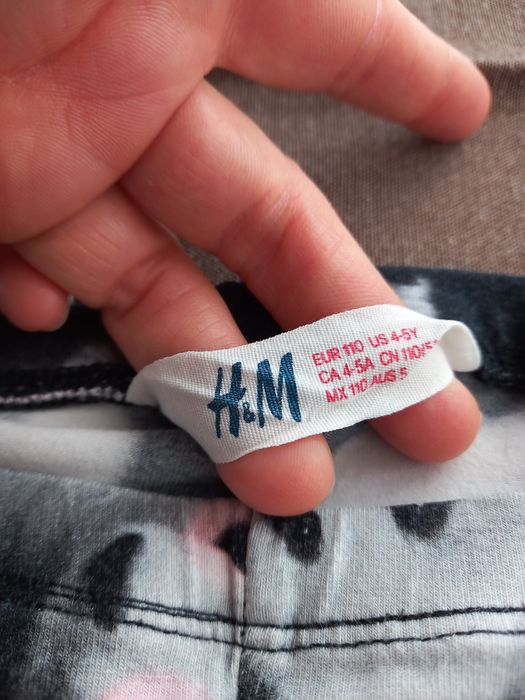 Legginsy dziewczęce, Minnie, jednorożec, rozmiar 110 Zestaw