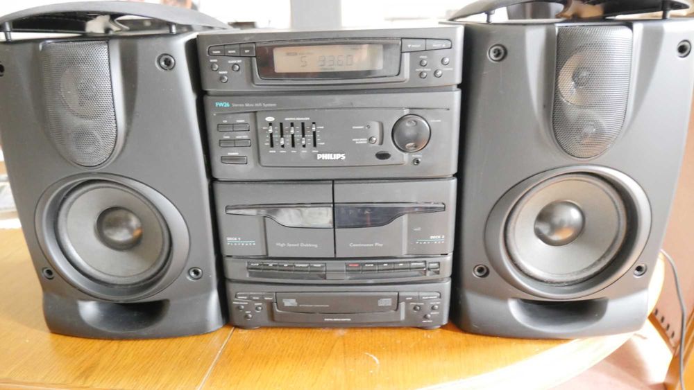 wieża stereo Philips FW26 kolumny
