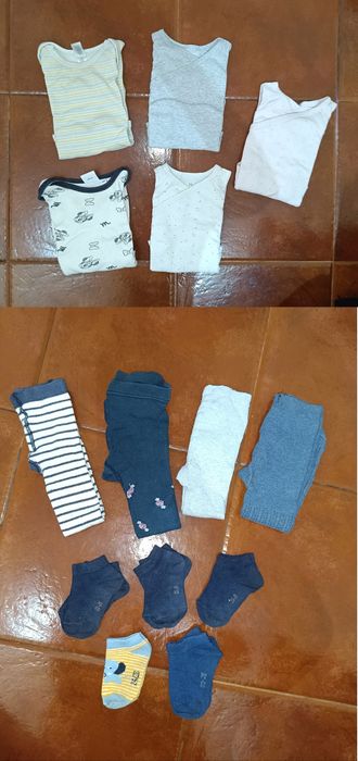Roupa menino 6-9 meses 58 peças Negociável