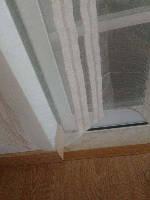 Cortinados cremes organza